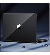 Soonjet for MacBook Pro 16 inch Case M4 2024-2021 M3 M2 M1 Pro/Max [100% Clear, Refined Black] Pr...