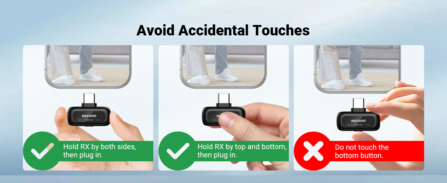 Avoid Accidental Touches