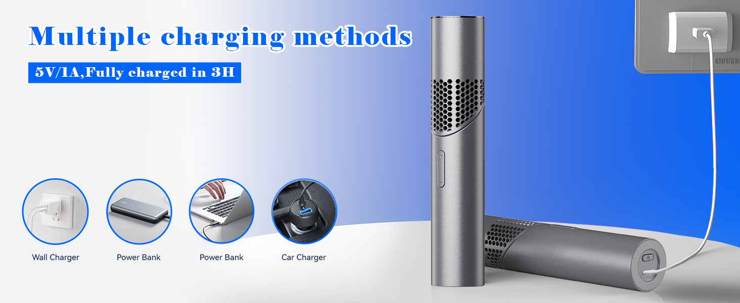 Rechargeable handheld fan