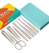 Manicure &amp; Pedicure Kit for Men &amp; Women, ANIHICANO 8-in-1 Premium Stainless Steel Personal Care T...