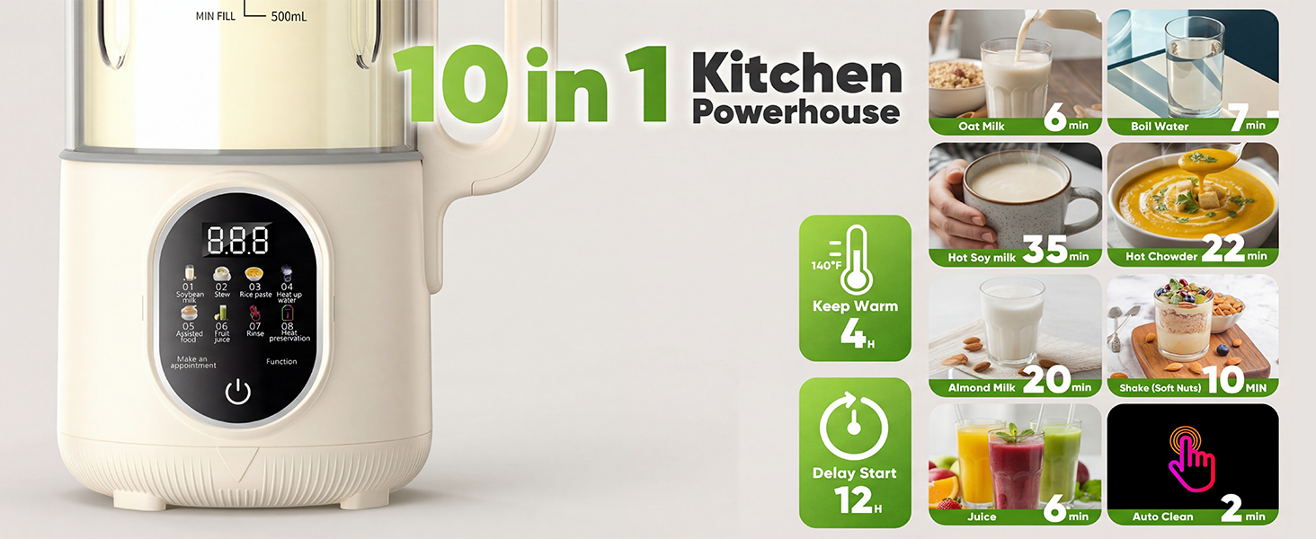 almond milk maker;soy milk maker machine;milk maker machine;almond cow milk maker;oat milk maker