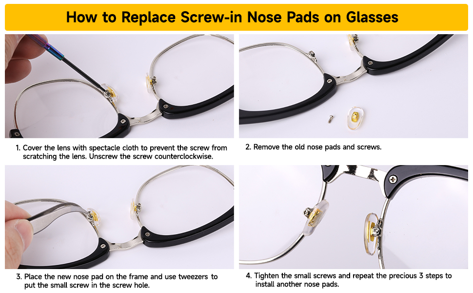 Eyeglass Repair kit with screws 