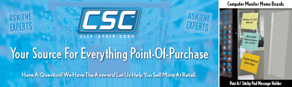 Computer Monitor Memo Board Post-it Notes Memo Board, Sticky Notes Memo Board Clip Strip Corp.