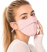 Enignic UV Face Mask, UPF 50+ Sun Protection, Washable and Reusable, Pink, 1 Pack, for Women