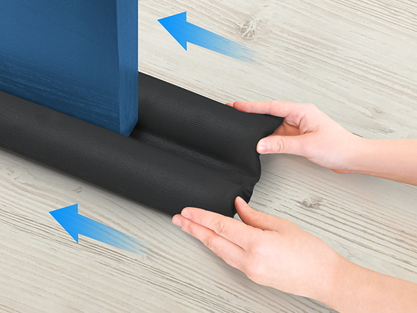 Under the door noise blocker, soundproofing for doors, cold weather door draft stopper, door sealer