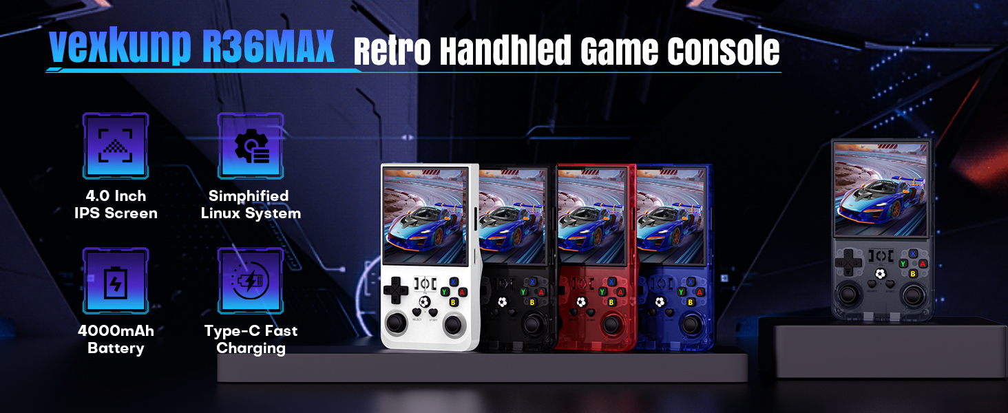 r36max handheld game console