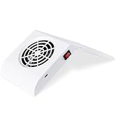 Nail Dust Collector Small Mini: Foldable 600PA Strong Suction Low Noise Quiet - Nail Fan Dust Col...