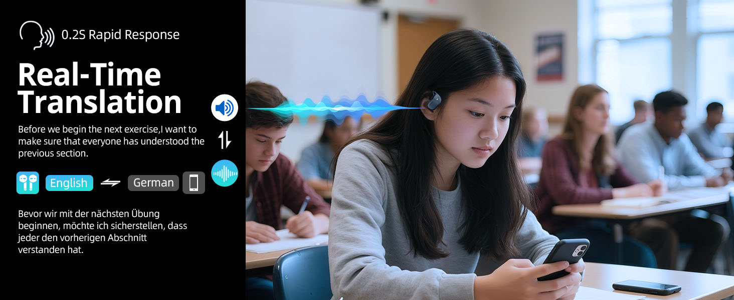 translation earbuds real time