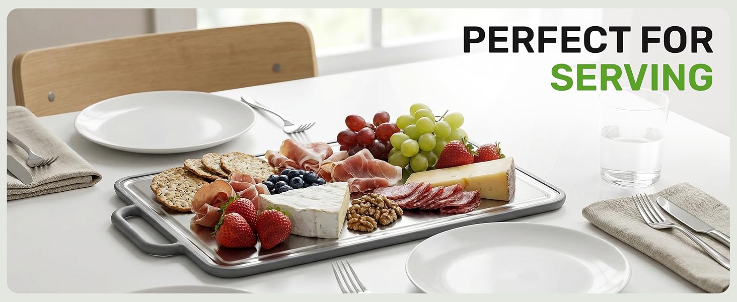 set metal pure picar tablas alimentos puro