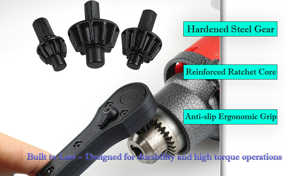 Ratchet Drill Chuck Key Wrench