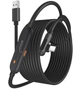 Maxonar VR Charging Link Cable 20FT (Next-Gen Chip) Compatible with Meta 3S/3/Oculus 2/Pico 4 Acc...