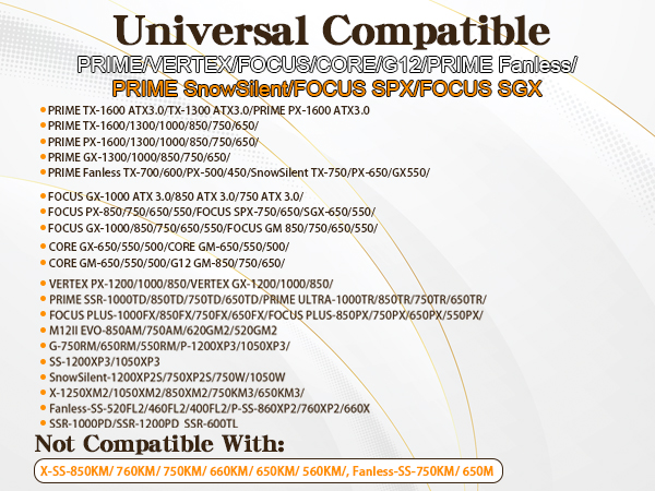 PCIe Cable for Seasonic