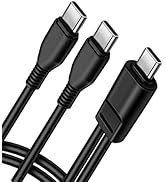 MISYNLON USB C to USB C Splitter Cable, 2 in 1 Dual Type C Cord, Short USB C Cable for S23/S22/S2...