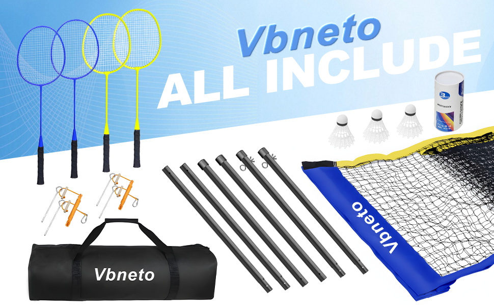 badminton rackets set