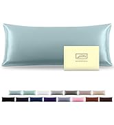 Silk Body Pillowcase Mulberry Silk Pillowcase Body Pillow Cover with Zipper Soft Breathable Smoot...