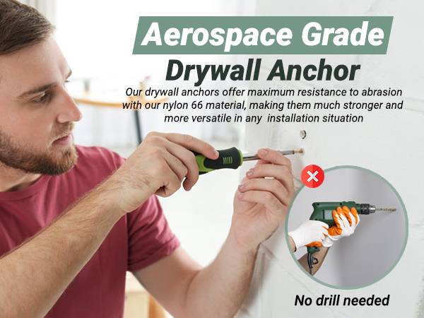 drywall anchor stucco fix broken holes trust heavy duty the best anchors no drill needed home decor