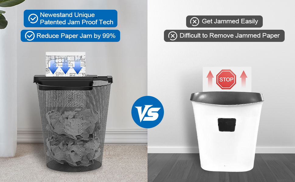 Newestand Unique Patented Jam Proof Tech