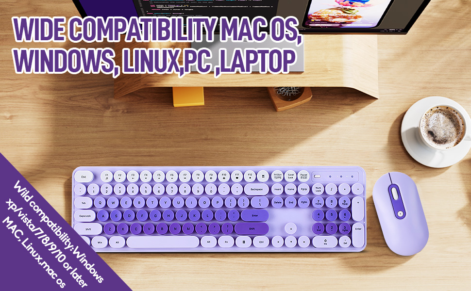 Wireless Keyboard and Mouse Combo,