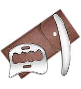 2-in-1 Stainless Steel Gua Sha Muscle Scraper Tool, Myofascial Scraping Tools for Physical Therap...