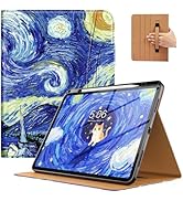 MoKo Case for iPad Air 13-inch (M4) 2026 / (M3) 2025 / (M2) 2024 with Pencil Holder &amp; Hand Strap ...