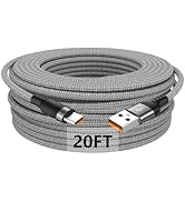 20FT USB C Cable, USB A to USB C 3A Fast Charger Cord, Extra Long Type C Charging Cable Compatibl...