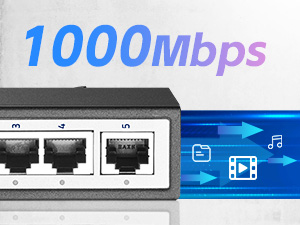 5-Port Gigabit Inudstrial Switch