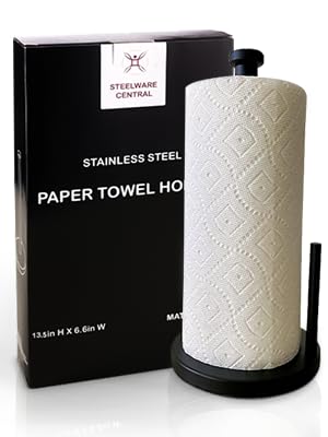 one-handed paper towel holder jumbo roll compatible towel holder, heavy-duty paper towel dispenser