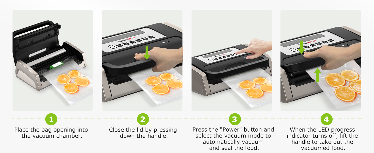 Food vacuum sealer