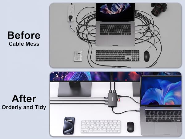 9 in 1 USB C Docking Station