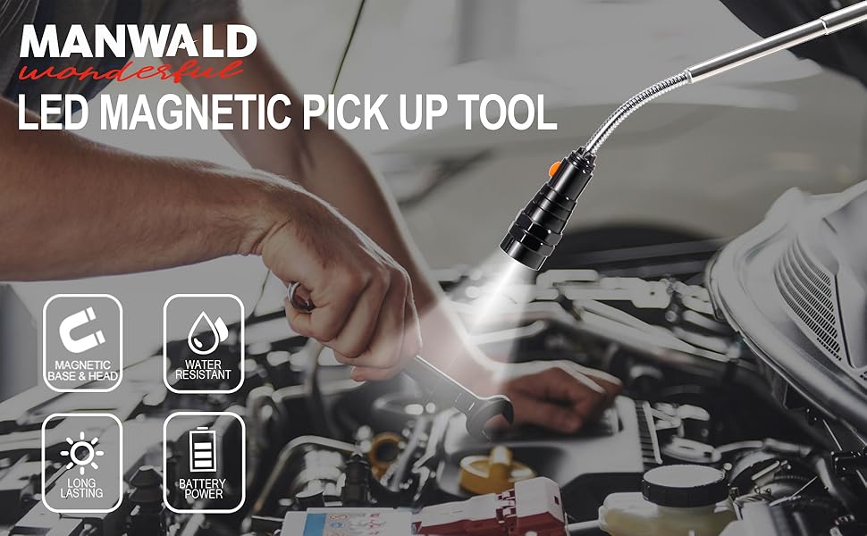 LED MAGNETIC PICK UP TOOL