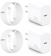 35W USB C Fast Charger for iPad Pro 13/12.9/11 inch, iPad 11th/10th Gen, Mini 7/6, Air 6/5, 2-Pac...