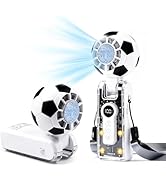 Portable Handheld Fan 5 Speeds USB Rechargeable Personal Fan with LED Display, 180°Adjustable Fol...