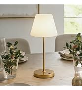 WEILAILUX Mini LED Cordless Table Lamp Rechargeable, 3000mAh Battery Operated Shower Lamp Waterpr...