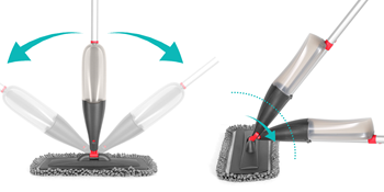 360° rotatable head