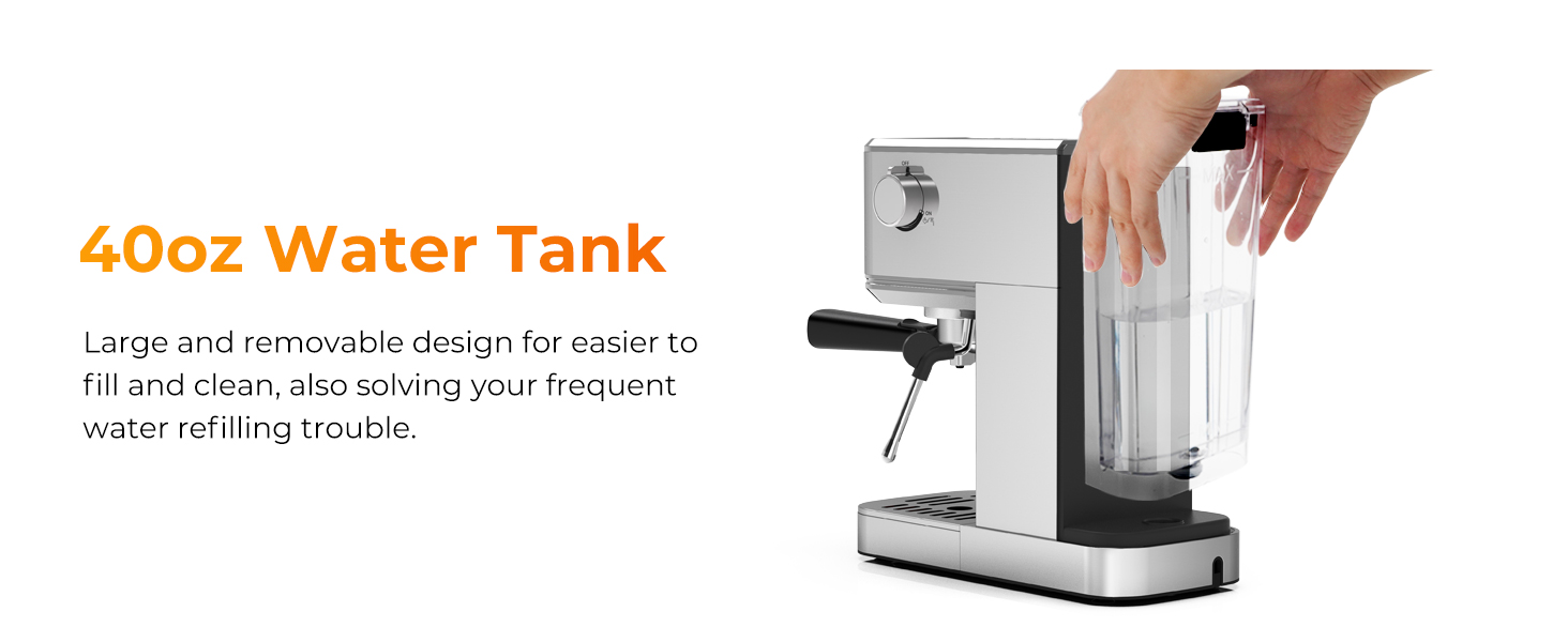 Removable Water Tank