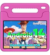 Android 14 Kids Tablet, 2025 Upgraded 10.1 Inch Tablets with Octa-core Processor, 6000mAh Battery...