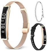 Fitoncloud Smartwatch for Women Men, Ultralight Smart Bracelet with Heart Rate/Blood Oxygen/Sleep...