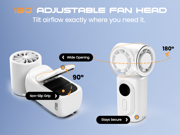 Portable Clip-On Mini Fan