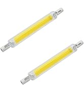 118mm 20W R7S LED Bulb (2 Pack) 100W Halogen Equivalent 118mm J-Type High Brightness 20W 120V R7S...