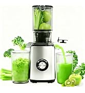 Simple Deluxe Cold Press Juicer Machines, Slow Masticating Juicer with Wide Feed Chute, High Juic...