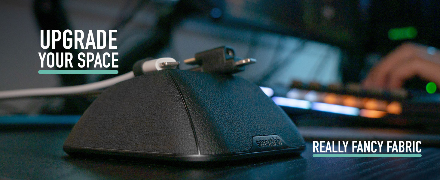 magnetic cable holder cord organizer manager desk nightstand table lightning usb c best gift chord