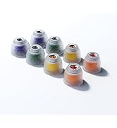 Linsoul Tangzu Tang Sancai Noble Earbud Tips,Stainless Steel IEM Ear Plugs,Replaceable Liquid Sil...