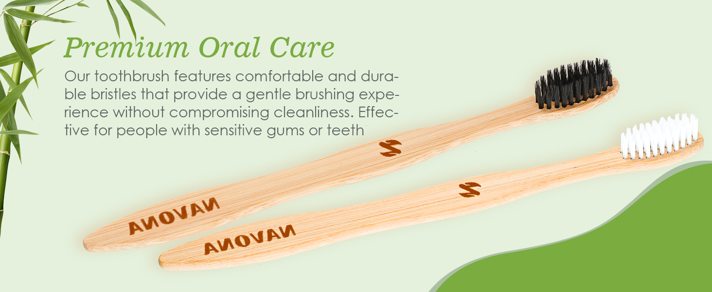 bamboo toothbrush black&amp;amp;white