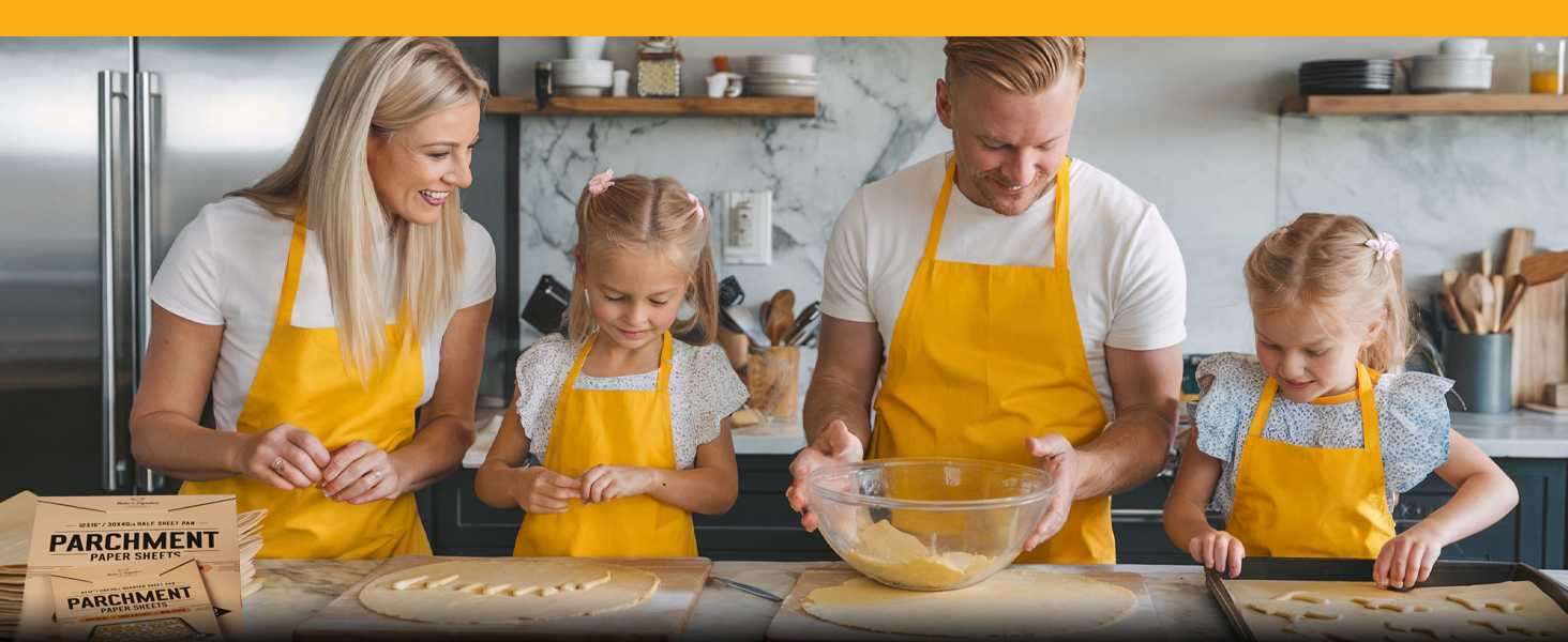 easy to use brown parchment paper sheets