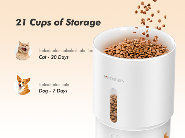 automatic cat feeder cat food dispenser pet feeder