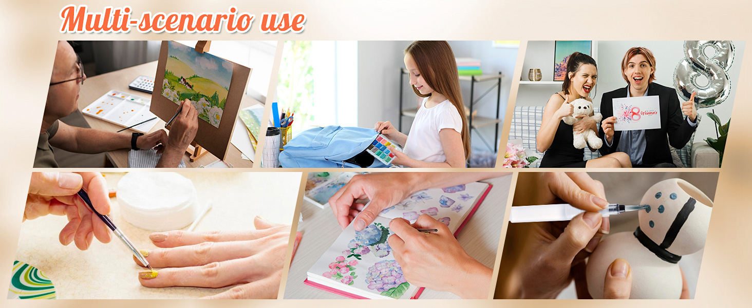 watercolor paint set