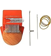Mini Darning Loom Speedweve Type Weave Tool, Small Weaving Loom Kit for Beginners, Quickly Mendin...
