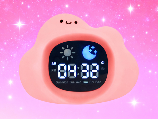 cloud ok to wake clock cute digital alarm clock