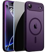 LWLFEKA for iPhone 17 Air Case with Privacy Screen Protectors &amp; Full Camera Cover,Magnetic for iP...