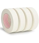 SWRT Masking Tape 1 Inch x 55 Yards – 4 Rolls (220 Yards Total), Strong Adhesive, Easy Tear, Clea...